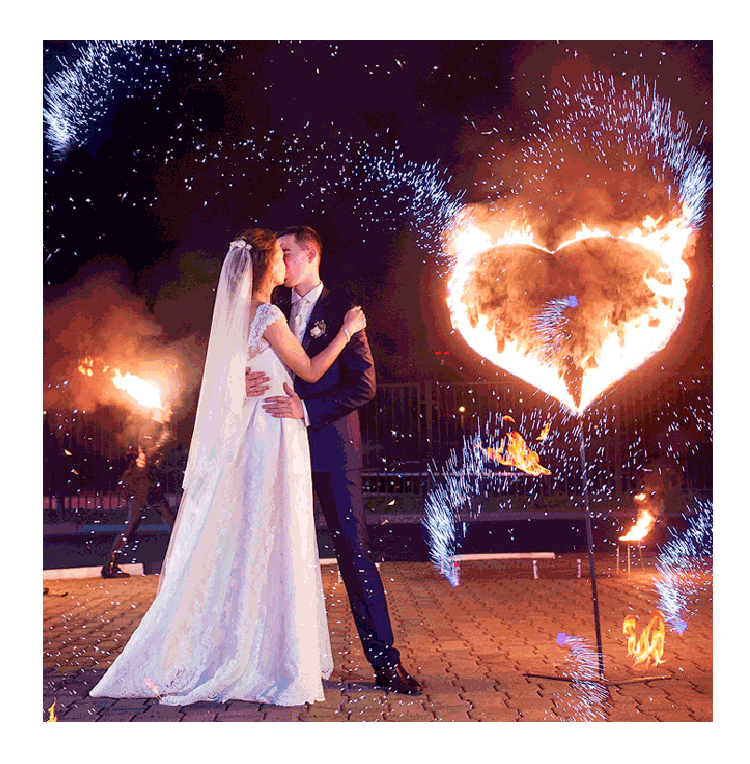 Организация пиротехнического шоу на свадьбу  Алдан | aldan.salutsklad.ru