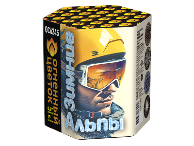 Зимние Альпы Батарея салютов купить в Алдане | aldan.salutsklad.ru