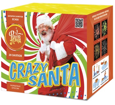 CRAZY SANTA Фейерверк купить в Алдане | aldan.salutsklad.ru