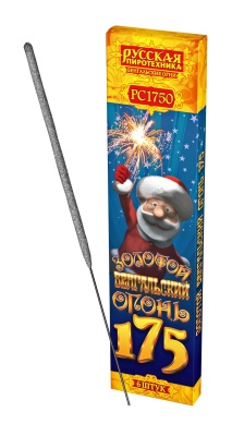 Золотой 175 мм. Бенгальские огни купить в Алдане | aldan.salutsklad.ru