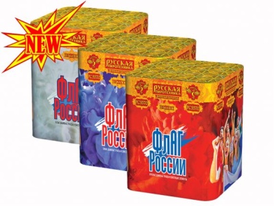 Флаг России Дневной фейерверк купить в Алдане | aldan.salutsklad.ru