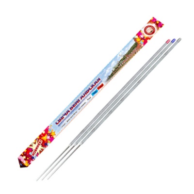 Триколор 400 мм. Бенгальские огни цветные купить в Алдане | aldan.salutsklad.ru