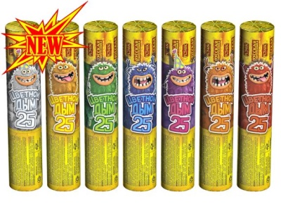 Цветной дым 25 Цветной дым купить в Алдане | aldan.salutsklad.ru