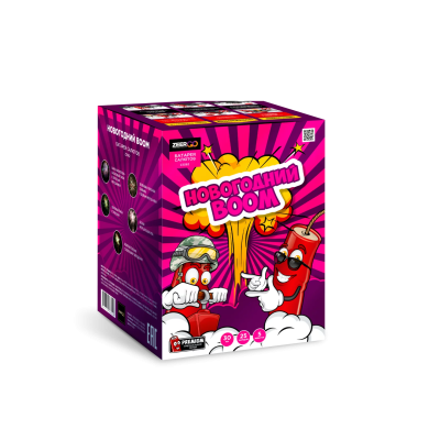 Новогодний BOOM Фейерверк купить в Алдане | aldan.salutsklad.ru